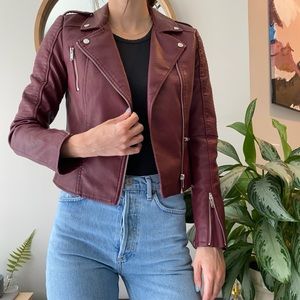 ASOS Vero Moda Faux Leather Moto Jacket
